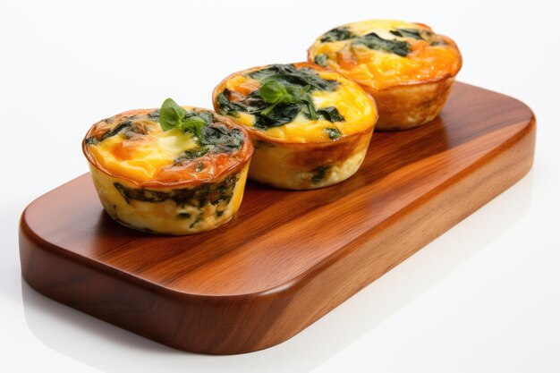 Premium Photo | Breakfast with Scrambled egg muffin cups professional