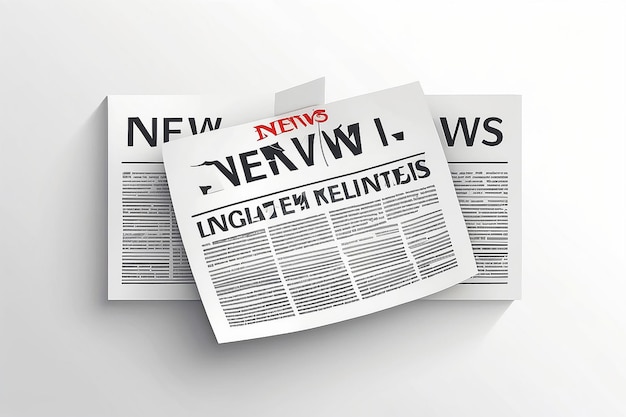 Breaking news Isolated vector icon Sign of main news on white background