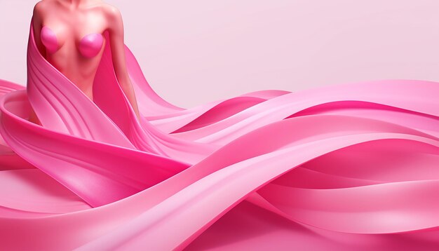 Breast cancer awareness month poster design