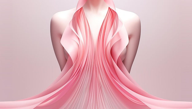 Breast cancer awareness month poster design