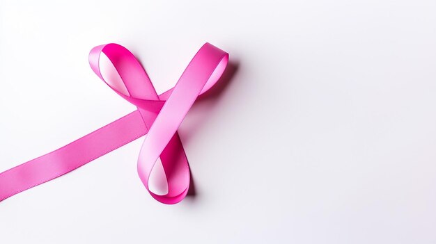 Photo breast cancer awareness ribbon background vector illustration