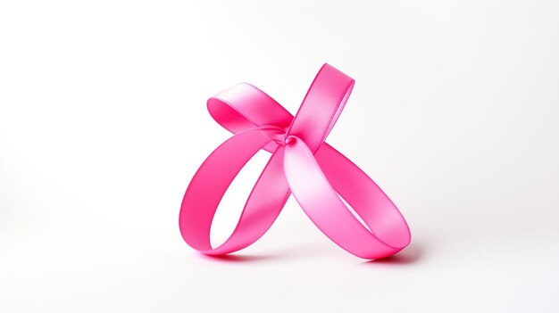 Foto ribbon per la consapevolezza del cancro al seno illustrazione vettoriale di sfondo