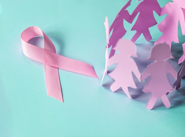  Breast Cancer Awareness symbol to promote  in october month campaign