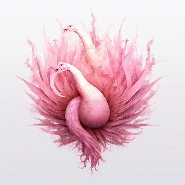 Breast cancer background with transparent background high