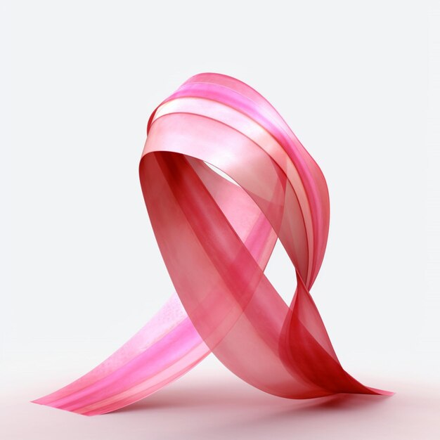 Photo breast cancer background with transparent background high