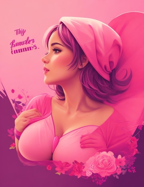 Breast Cancer Month background