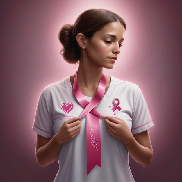 Breast Cancer Wariness Month illustration