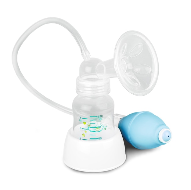 breast pump isolated on white