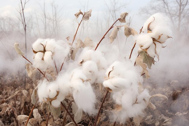 Photo the breath of cold weather exhaling white puffs