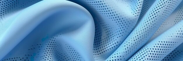 Дышащая ткань сухая светло-голубая мягкая сетка с плавающими отверстиями светло-голубой фон Генеративный AI