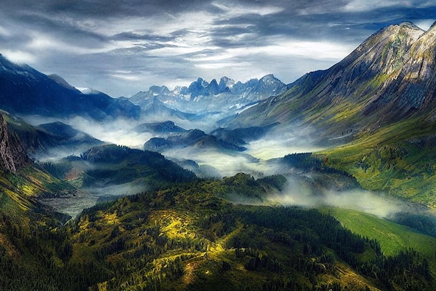 Premium Photo | Breathtaking landscape photography discover nature's beauty
