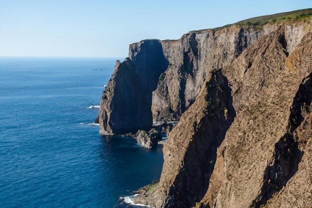 Breathtaking and Majestic Steep Cliff