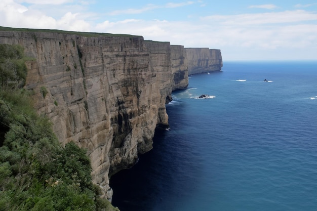 Breathtaking and Majestic Steep Cliff