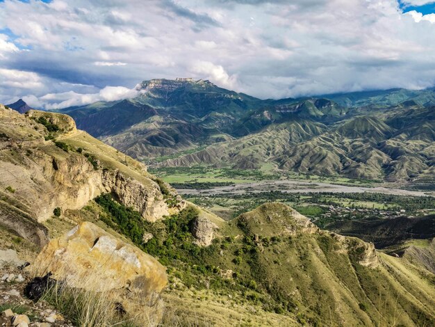 Breathtaking mountain view in Dagestan Caucasus Russia 2021