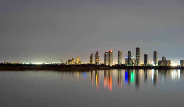 Breathtaking shot of the city of Toronto at night