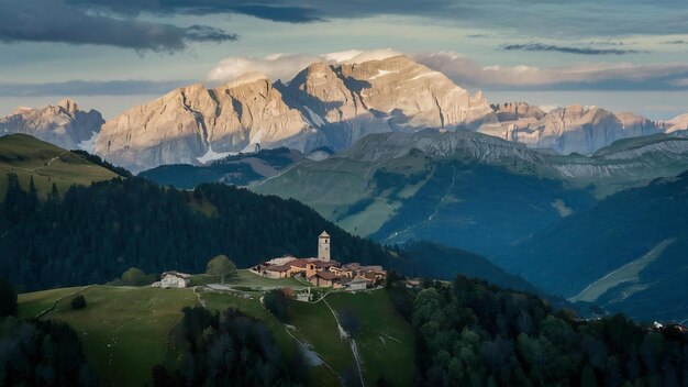 Photo breathtaking shot of the mountain cadini di misurina in italian alps