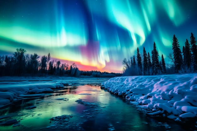 Premium Photo  The breathtaking spectacle of the northern lights