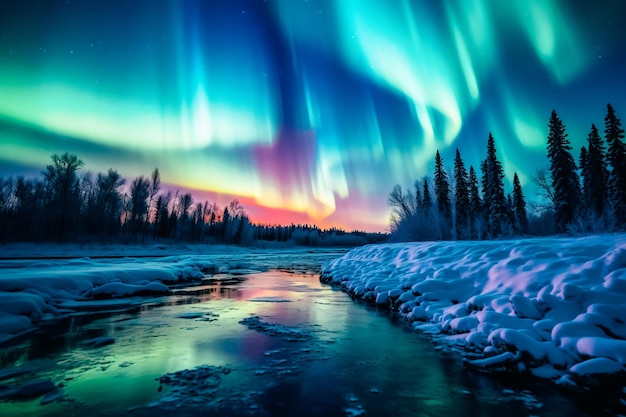 The breathtaking spectacle of the northern lights