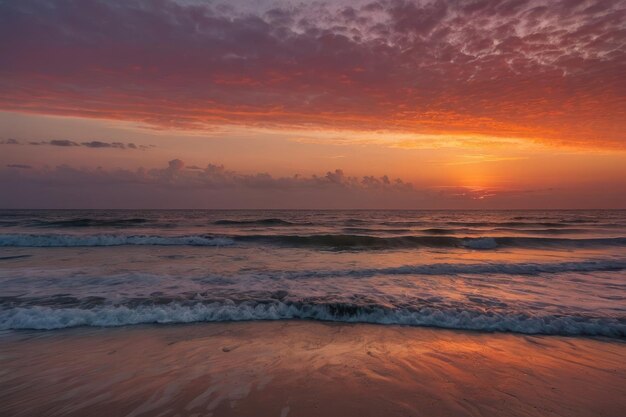 Breathtaking Sunset Over Rolling Hills