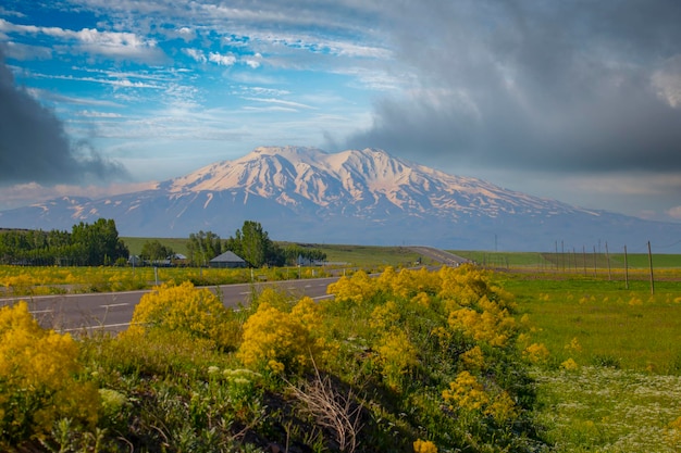 Breathtaking view of Mount Ararat Mount Ararat the highest mountain in the easternmost part