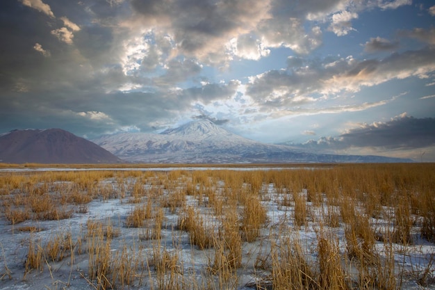 Photo breathtaking view of mount ararat