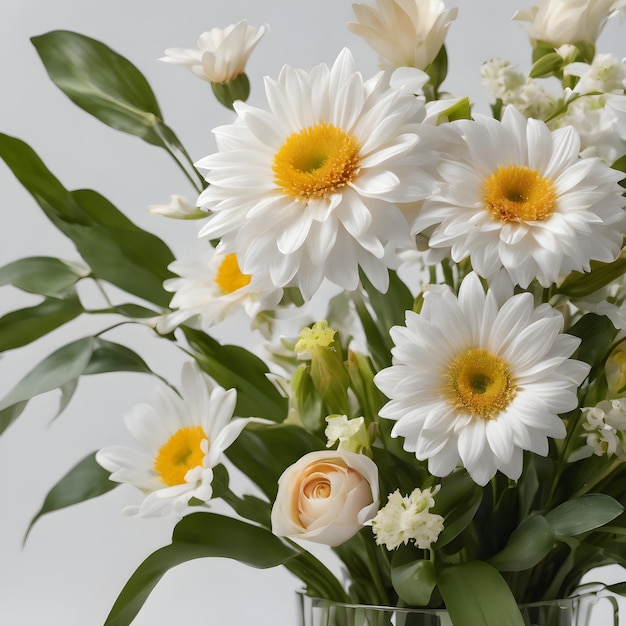 Захватывающая фотография вазы с белыми цветами вдохновит вас на ваш следующий дизайнерский проект