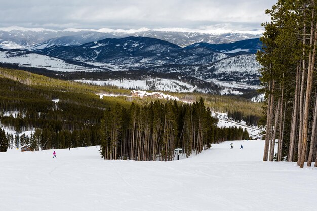 Breckenridge ski resort in the winter.