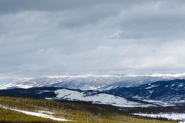 Breckenridge skigebied in de winter.