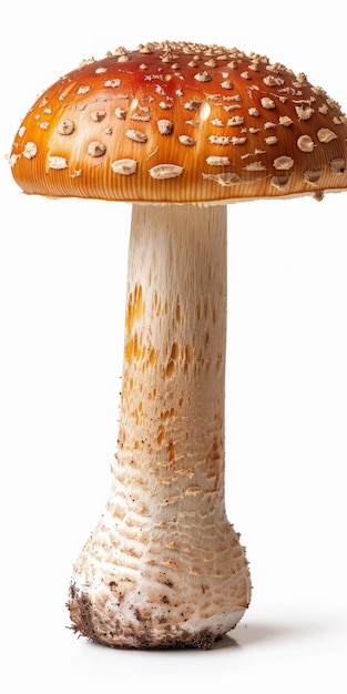 Foto bred en witte giftige paddenstoelen