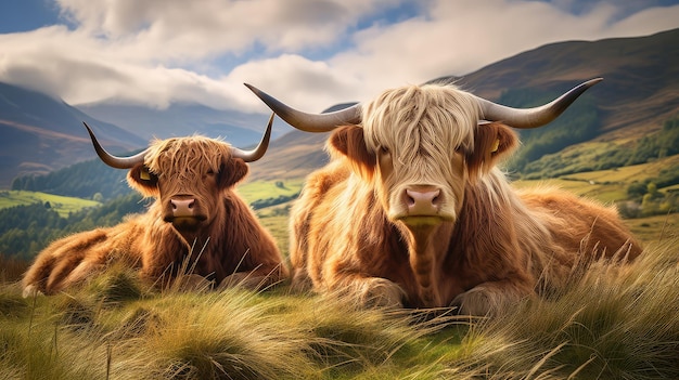 Breed highland cows