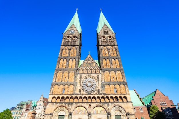 Bremen cathedral in bremen germany