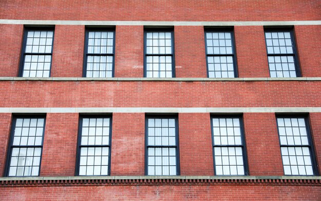 brick building symbolizing strength and longevity in commercial real estate stands tall against a