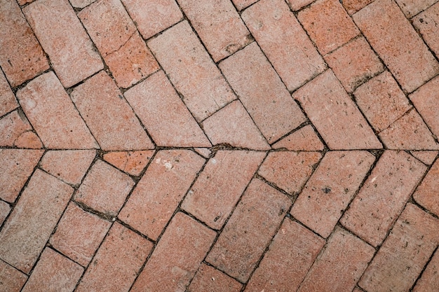 Brick floor texture background