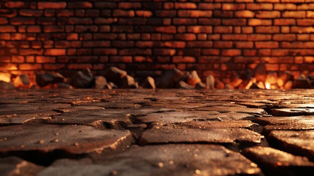 Brick Foundation Background