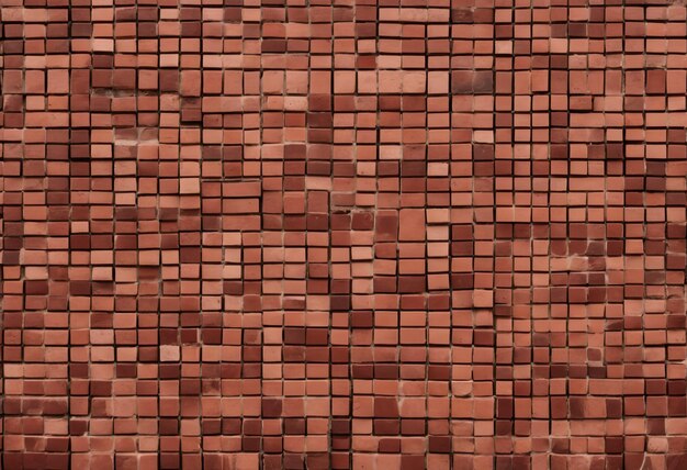 Photo a brick pattern with red and brown colors