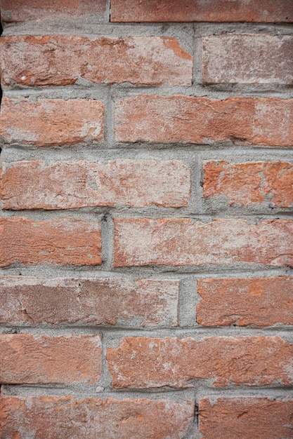 Brick texture detail, image in high resolution and with high level of detail