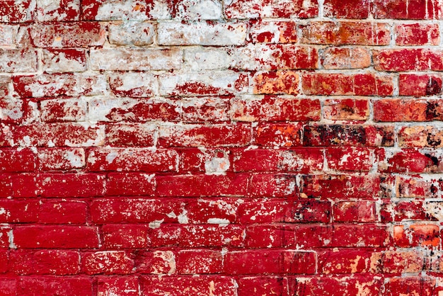 Brick texture with scratches and cracks background