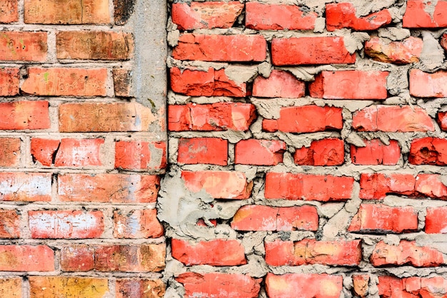 Brick texture with scratches and cracks