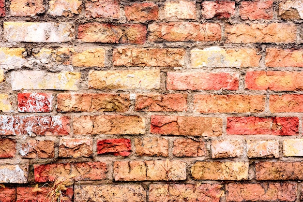 Brick texture with scratches and cracks