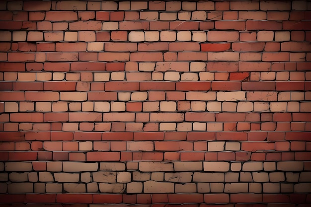 Brick Wall achtergrond Wall achtergrond Brick achtergrond AI Generative