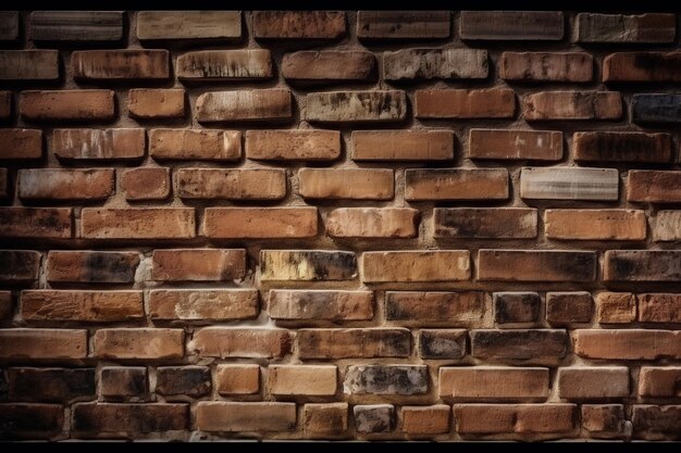 Brick Wall Background Ai generative