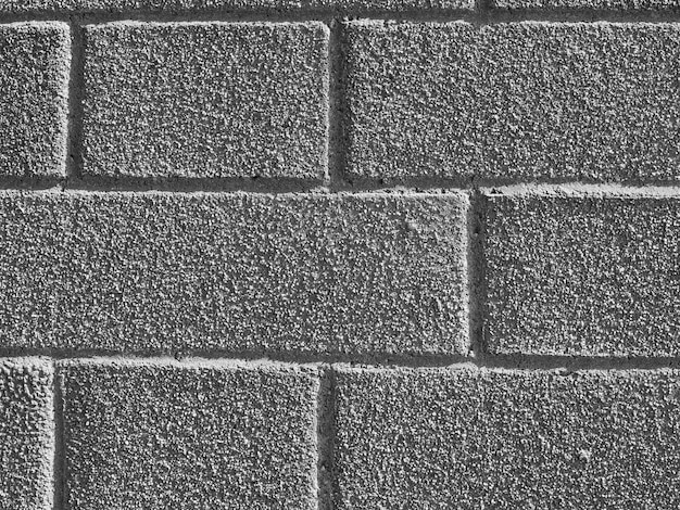 Photo brick wall background in black and white