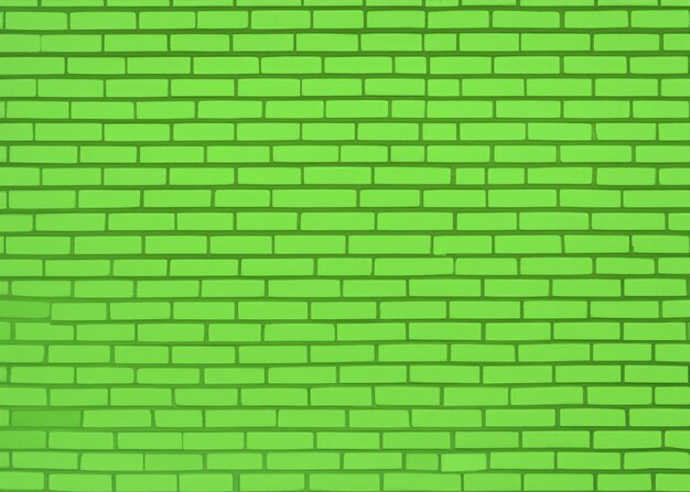 brick wall background Green colour