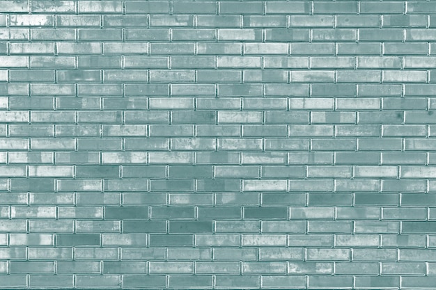 Brick wall background pattern emerald green brickes outside