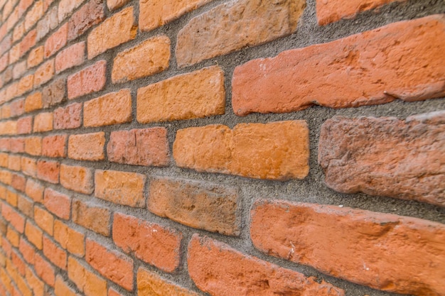 Brick wall for background in rio de janeiro, brazil.