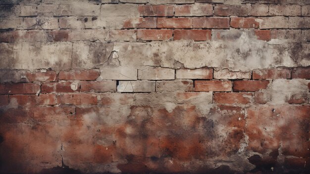 Brick wall grunge texture background