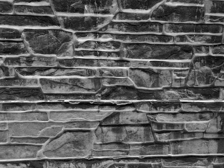 Photo brick wall pattern old stones background