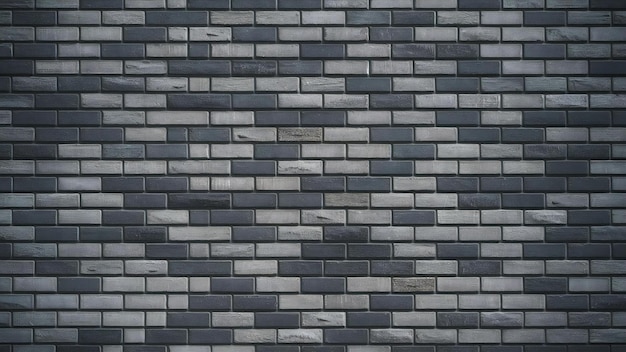 Brick wall texture of gray brick with gray filling