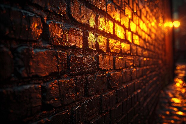 Brick Wall Texture with Natural Light