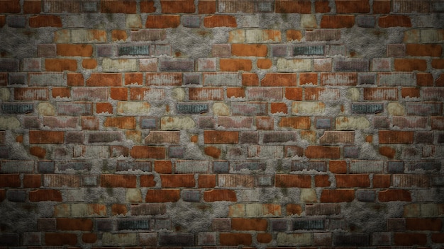 Brick wall textured background